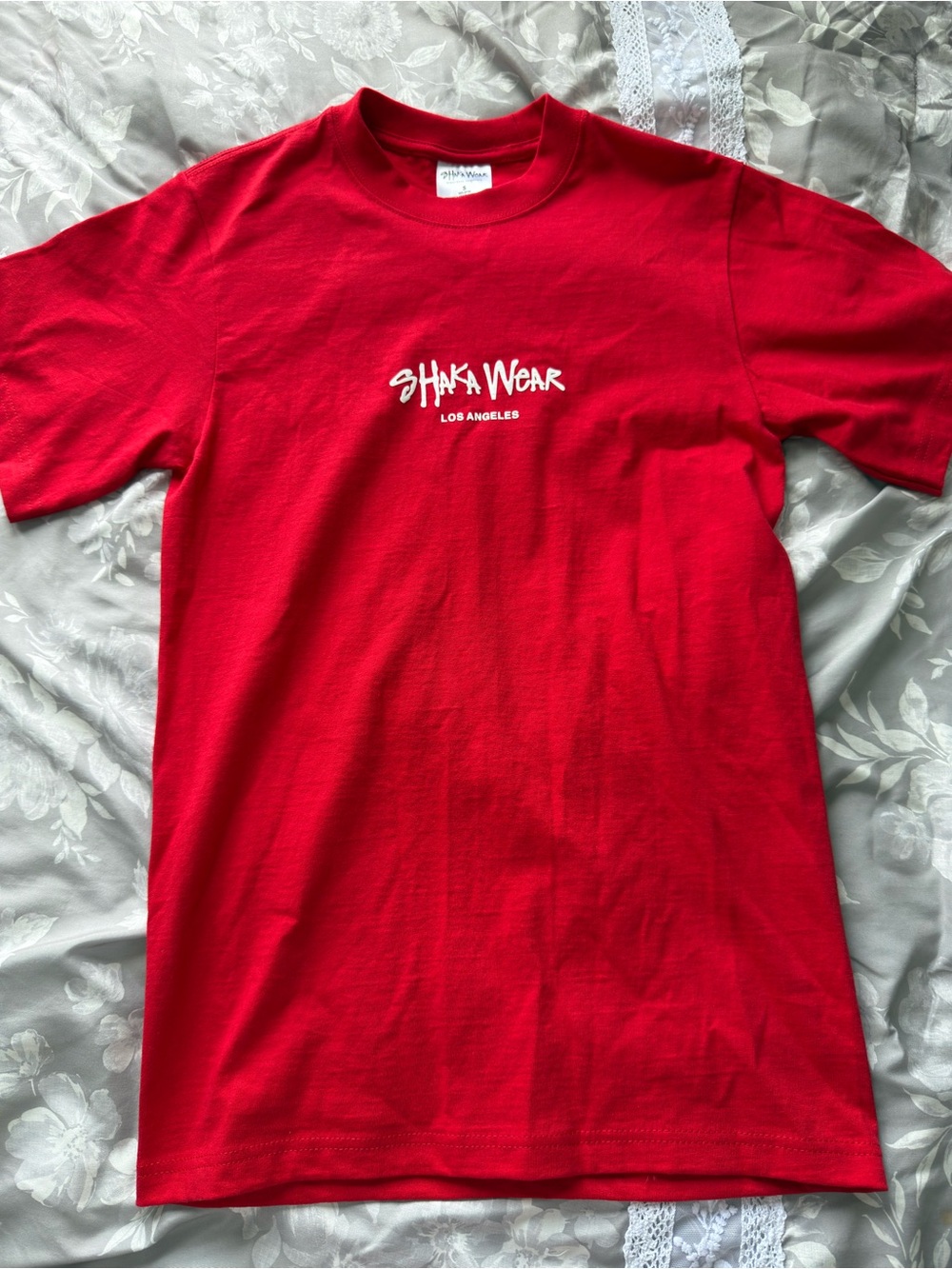 Shaka Wear Los Angeles Red Logo Short Sleeve Tee